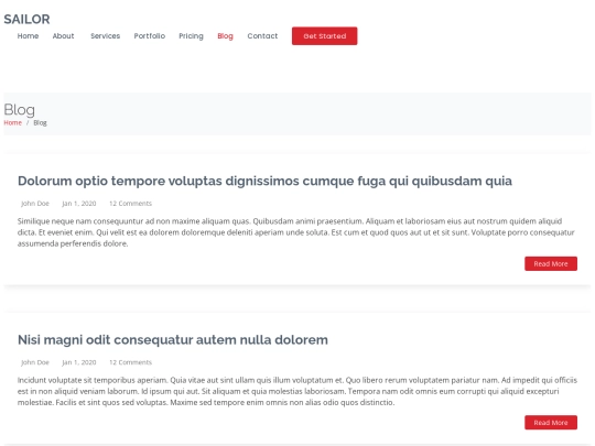 blog screenshot