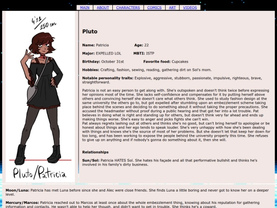 characters/patricia screenshot