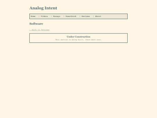 reviews/software screenshot