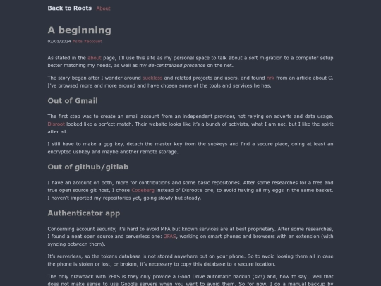 blog/a-beginning screenshot