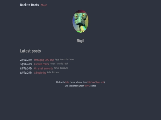 index screenshot