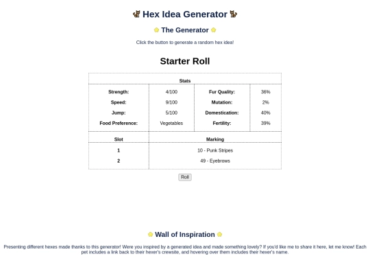 generatortest screenshot