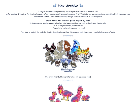 hex_archive screenshot