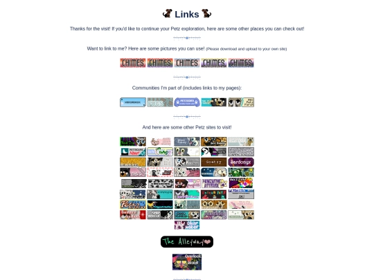 links screenshot