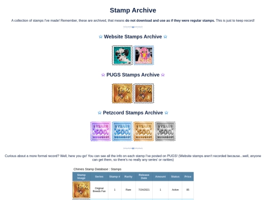 stamp_archive screenshot