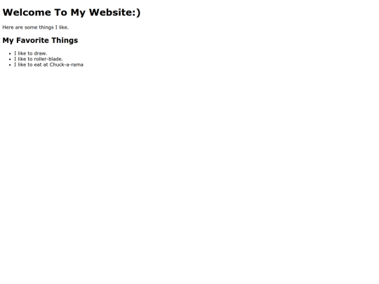 Creating a Website /Starterfile screenshot