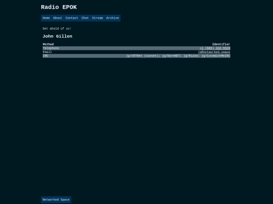 contact screenshot