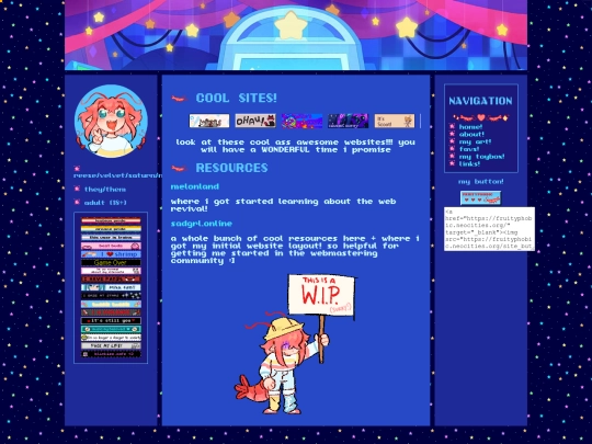 links screenshot
