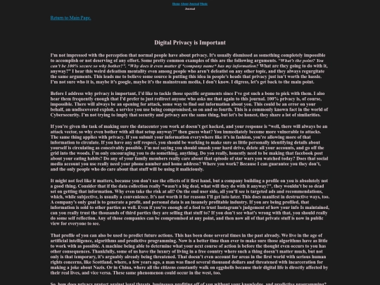journal-privacy screenshot