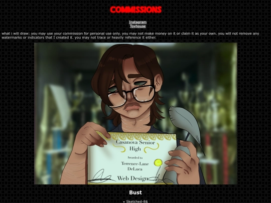 comms screenshot
