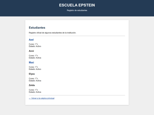 alumnos screenshot