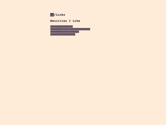 links screenshot