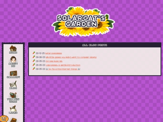 blog screenshot