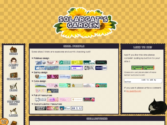 links screenshot