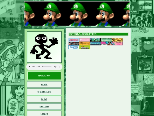 links screenshot