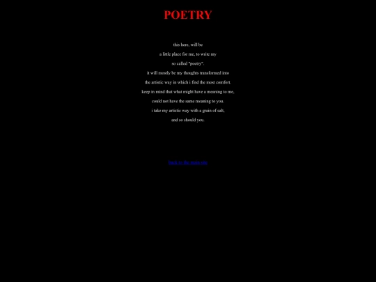 poetry screenshot