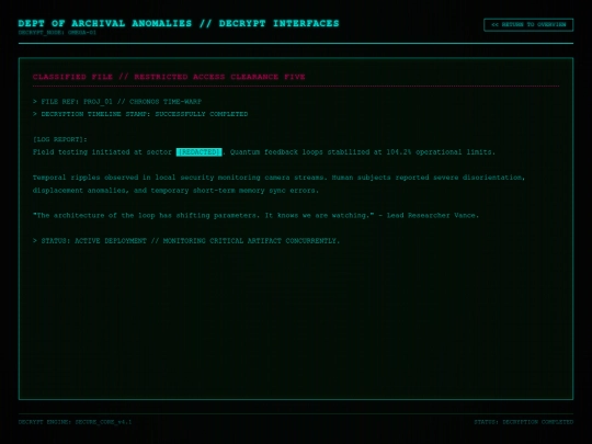 chronos screenshot