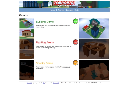 games screenshot