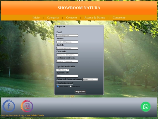 Final/ingreso/registrarse screenshot