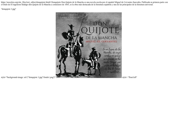 donquijote screenshot