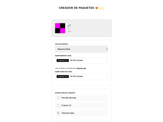 MC-Pack-Creator screenshot