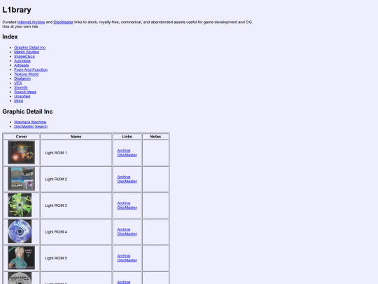 index screenshot