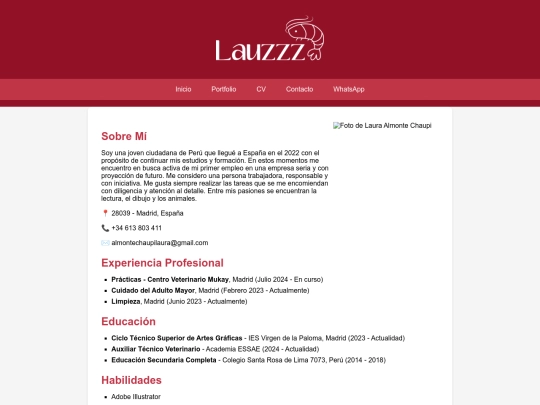 WEB/cv screenshot