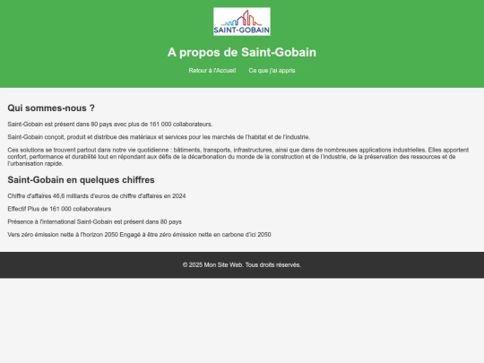 company screenshot