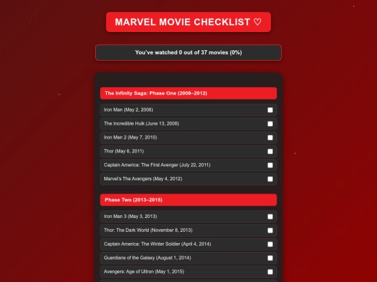 index screenshot
