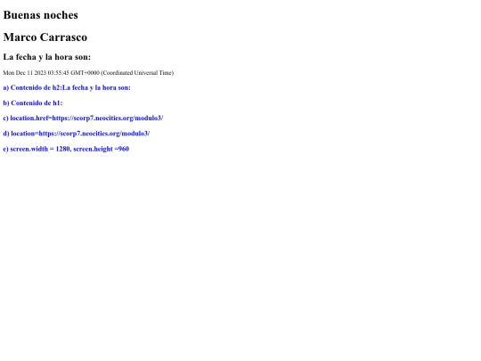 modulo3 screenshot
