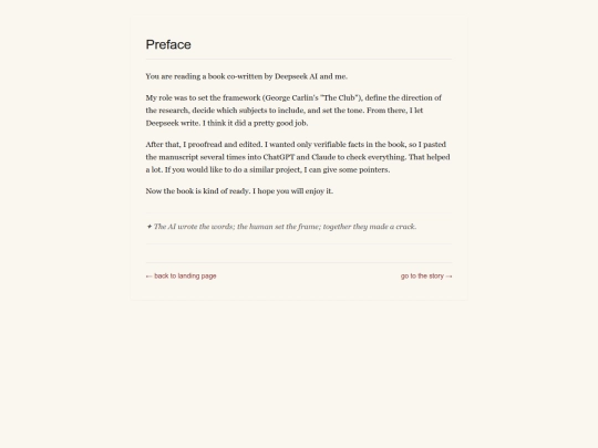 Preface screenshot