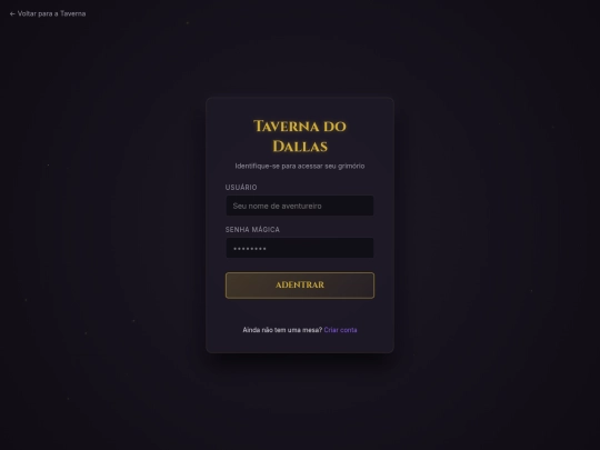 login screenshot