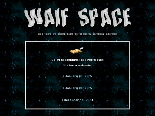 blog screenshot