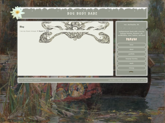 portfolio/blog screenshot