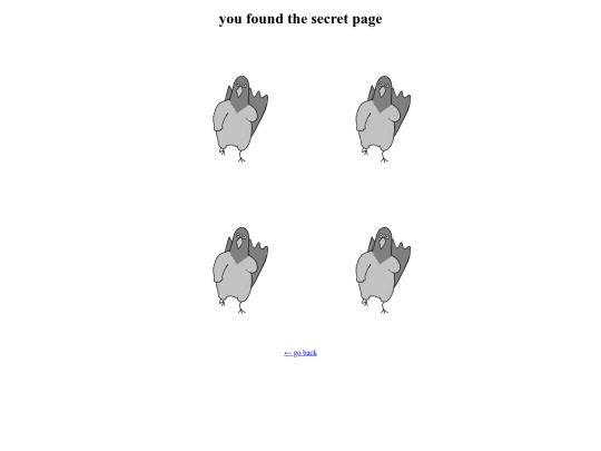 secretpage screenshot