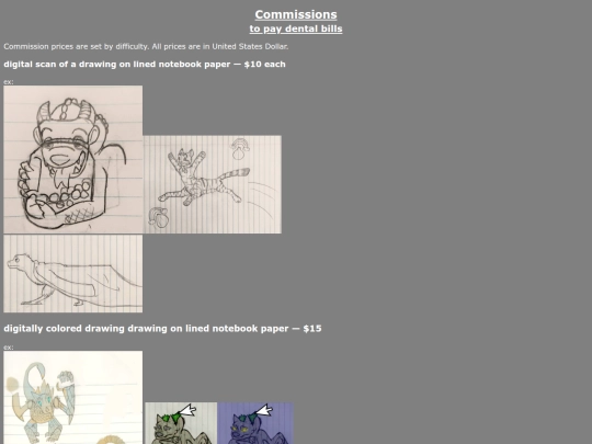 commissions screenshot
