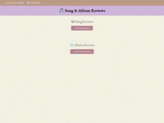 songreviews screenshot