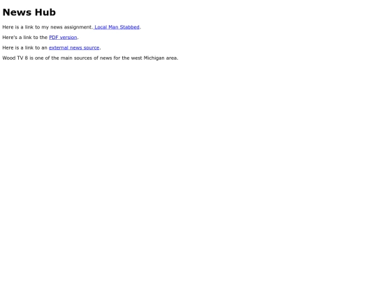 NewsHub screenshot