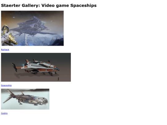 StarterGallery screenshot