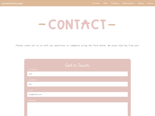 contact screenshot