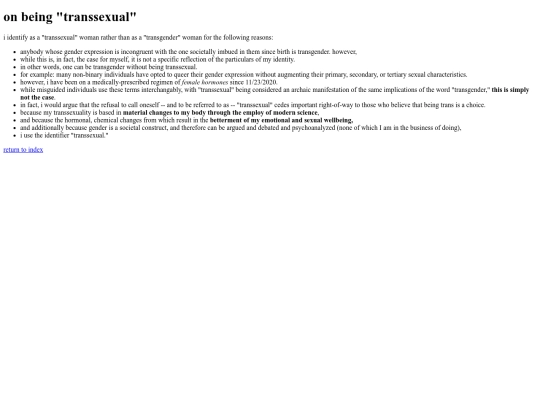 transsexuality screenshot