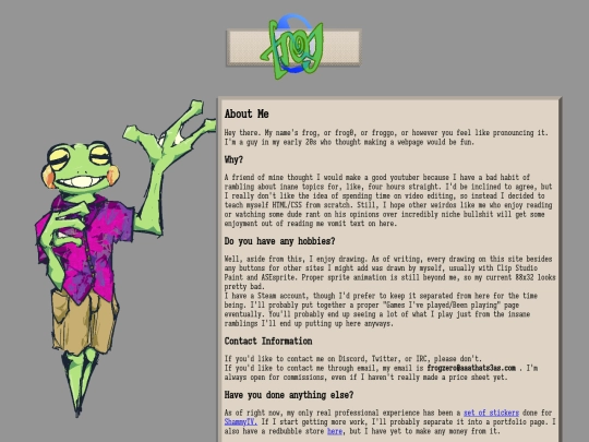aboutme screenshot