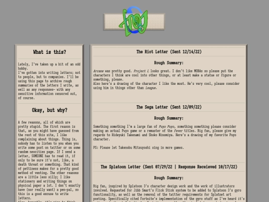 letters/letters screenshot