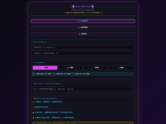kio_witch_sistema_completo screenshot