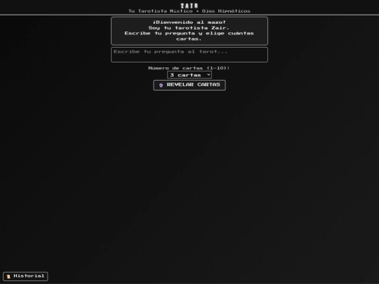 zair-tarot screenshot