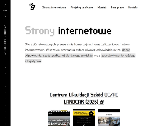 projekty-strony screenshot