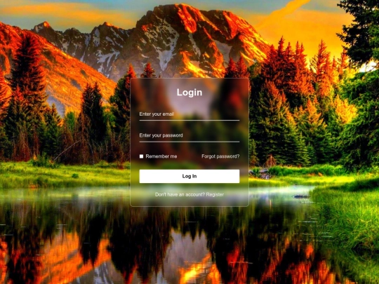 LOGINPAGE/first screenshot