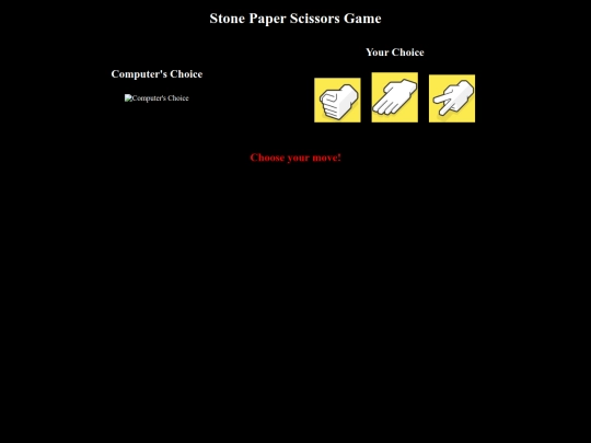 STONEPAPERSCISSOR/stone screenshot