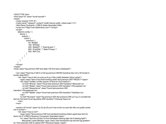reza_cv screenshot