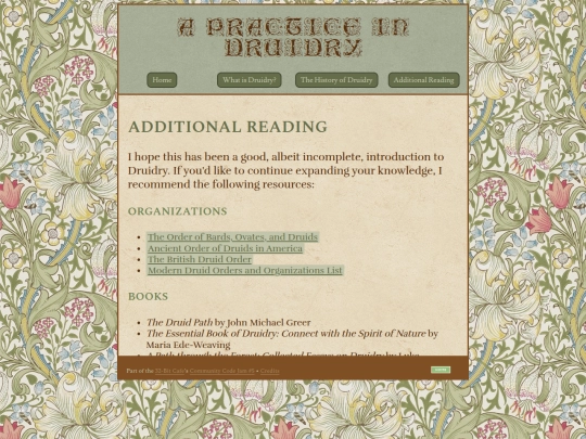 codejam/druidry/reading screenshot